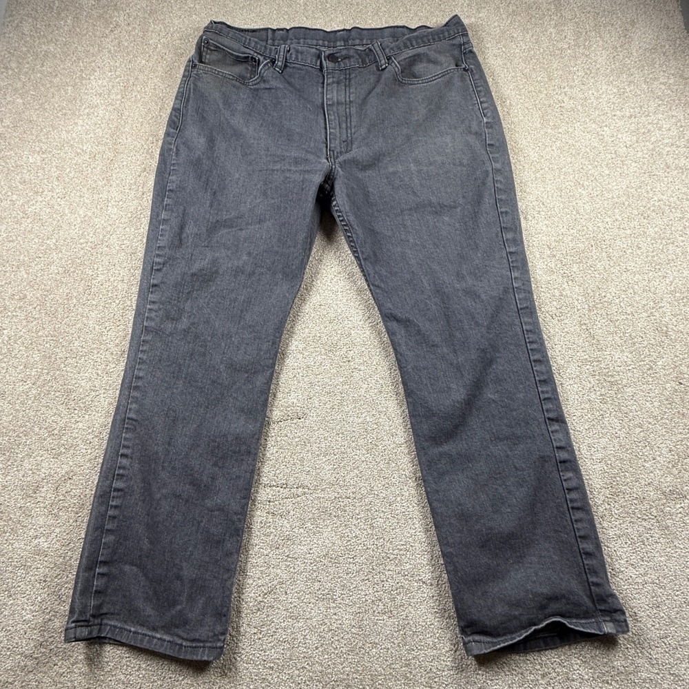 Levi's 514 Mens 36x27.5 (tag 38x30) Gray Straight Fit Jeans‎